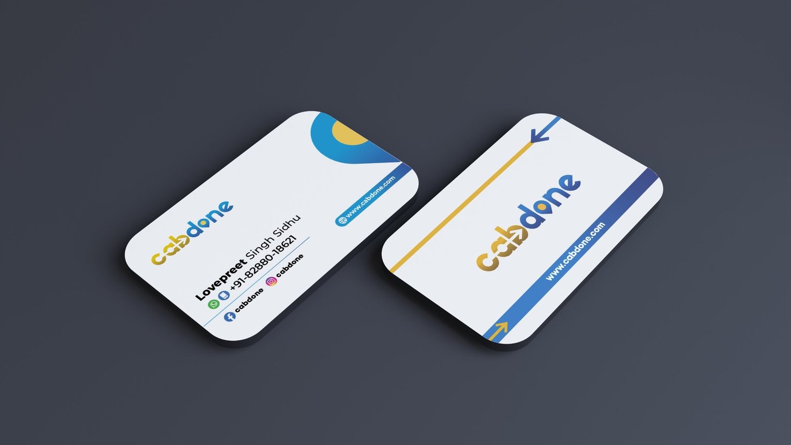 Cabdone: Business cards