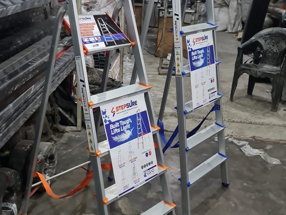 After: On the ladder: Shine Ladders to Stepsure