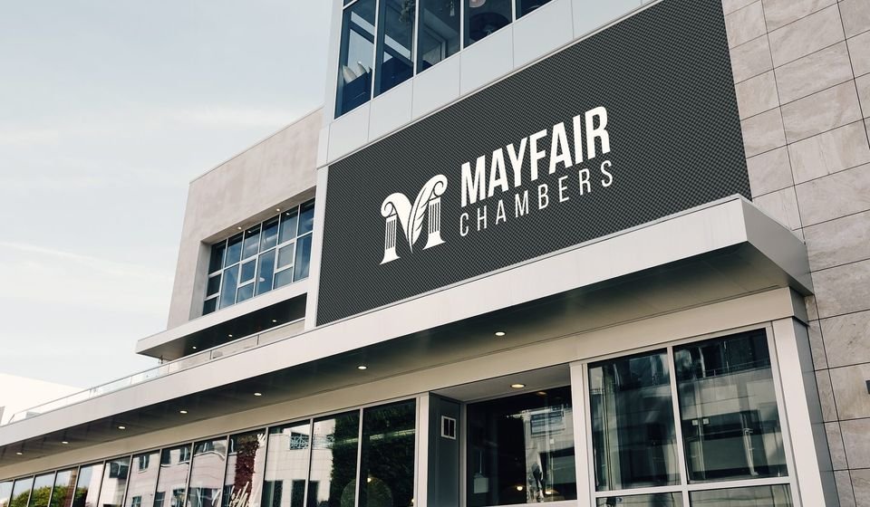 Mayfair Chambers building signage