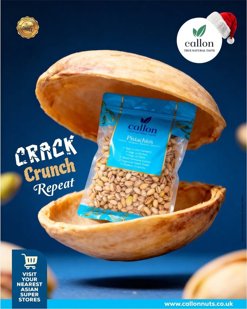 Crack, crunch, repeat: pistachio post for Callon