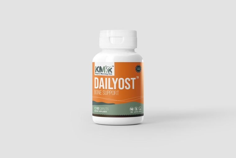 Supplement bottle label for Ketav's Morning Kick