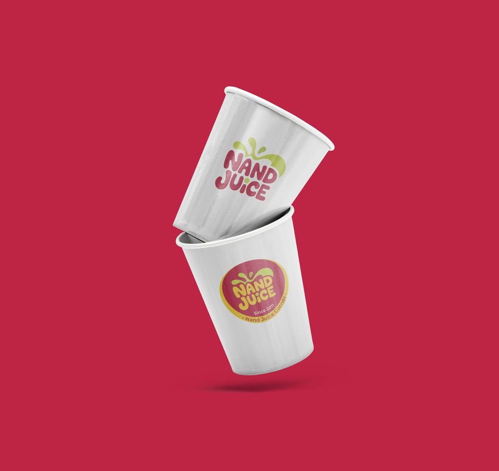 Juice bar logo for Nand Juice