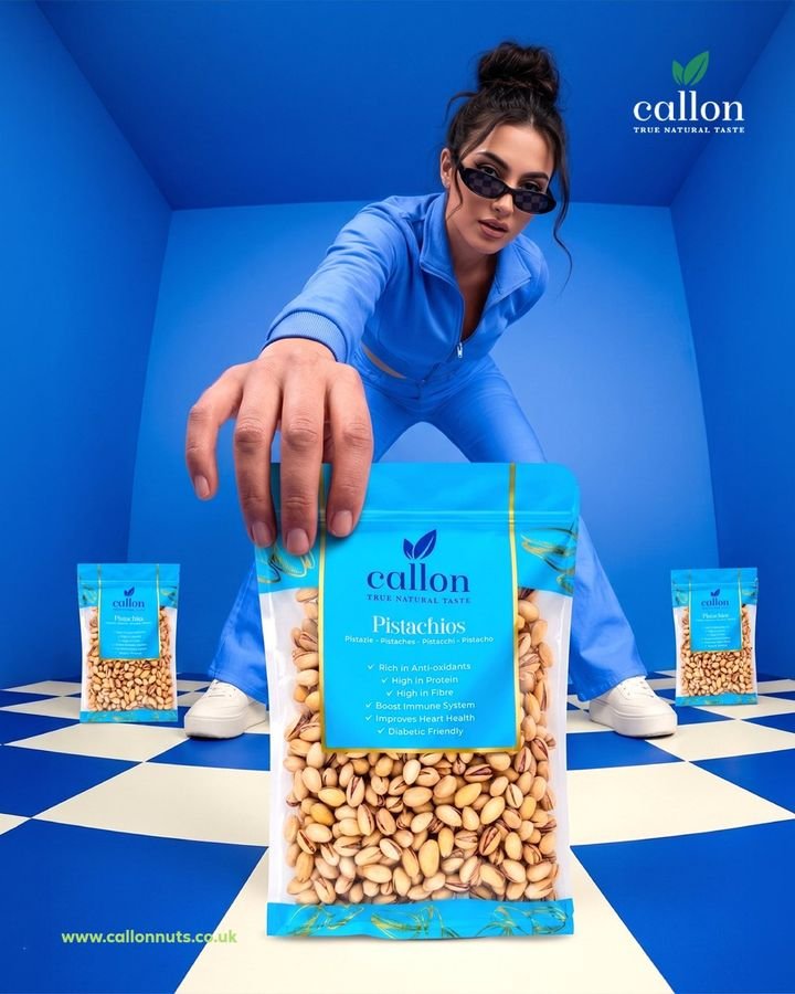 Pistachios campaign creative for Callon
