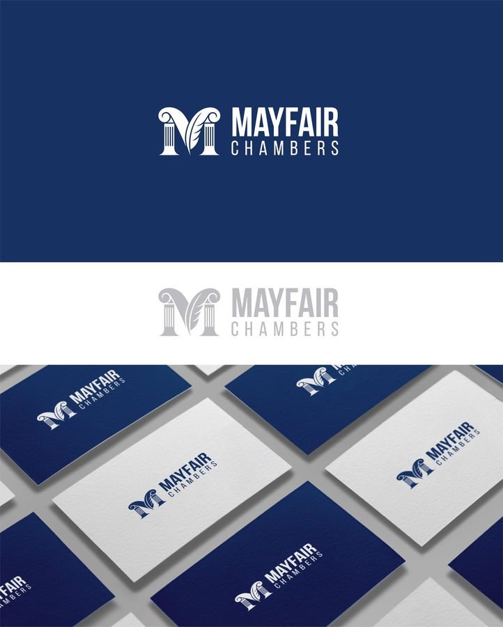 Business cards for Mayfair Chambers