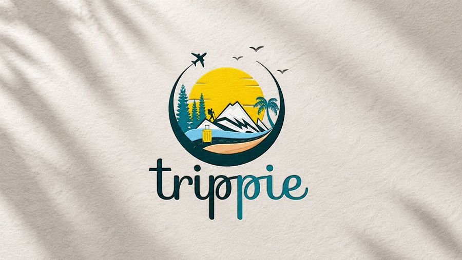 Travel brand logo for Trippie