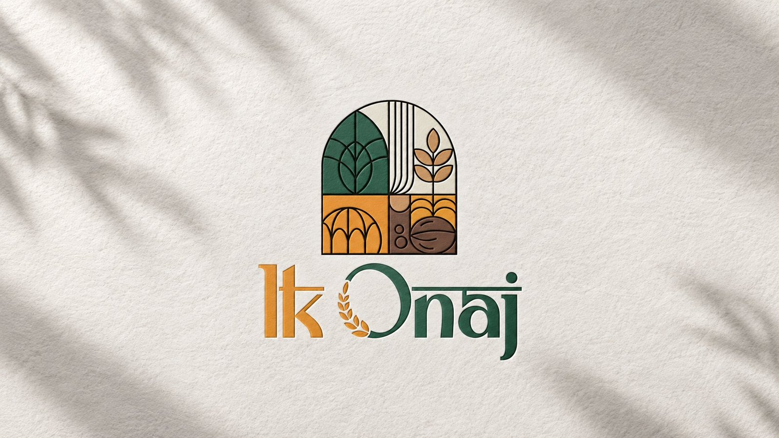 Organic food brand logo for Ik Onaj