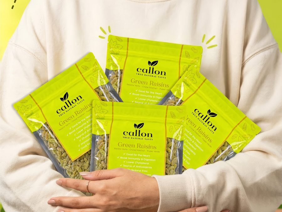 Green raisins lifestyle creative for Callon