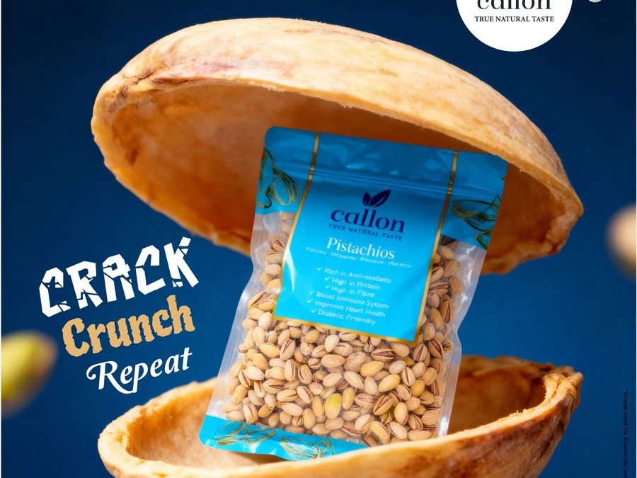 Crack, crunch, repeat: pistachio post for Callon