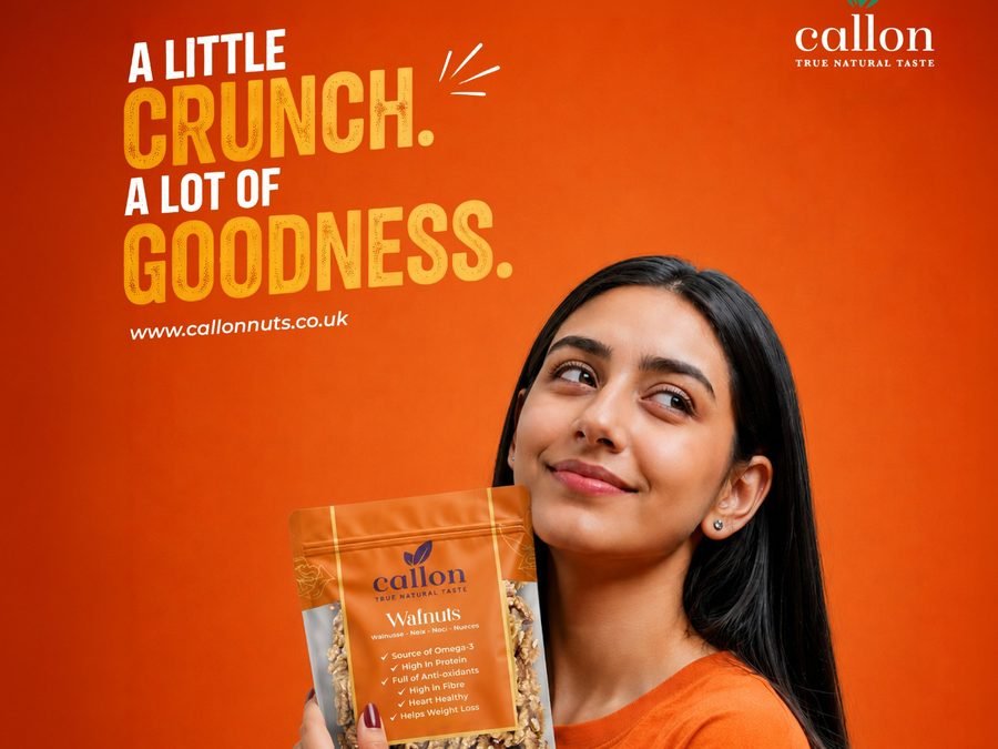 Walnuts campaign creative for Callon