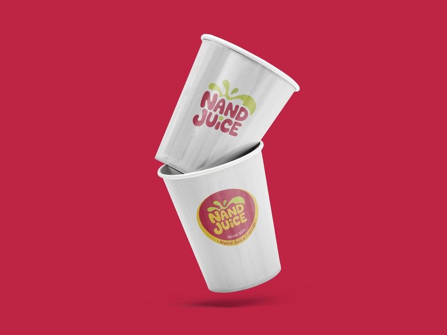 Juice bar logo for Nand Juice
