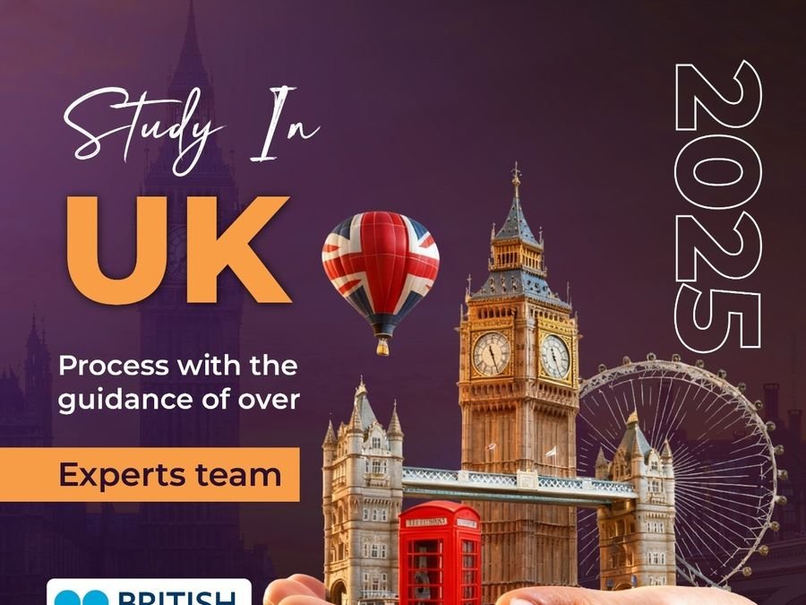 Study abroad campaign post for Prime Travels and Immigration Services